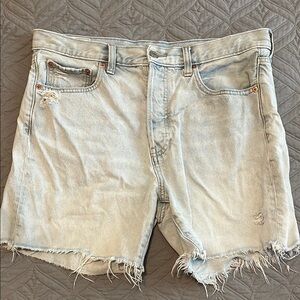 Gap Shorts Mid Rise Blue Denim 8